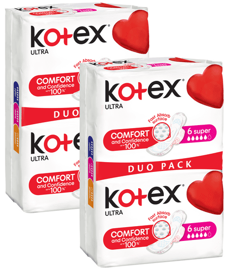 Kotex Ultra Super 24ks (2 x DUO Pack 12ks)