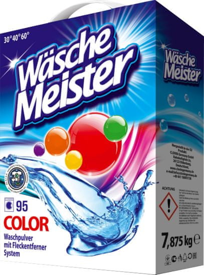 WäscheMeister Color Prací prášek 7,875 kg – 95 praní