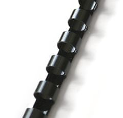Univox Hřbet pro kroužkovou vazbu 8 mm černý / 100 ks