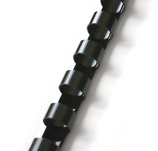 Univox Hřbet pro kroužkovou vazbu 6 mm černý / 100 ks
