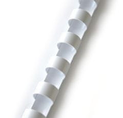 Univox Hřbet pro kroužkovou vazbu 8 mm bílý / 100 ks