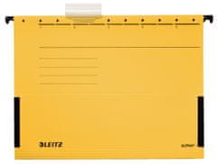 Leitz Závěsné desky ALPHA s bočnicemi žluté