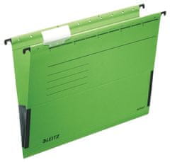 Leitz Závěsné desky ALPHA s bočnicemi zelené