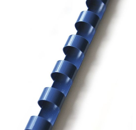 Univox Hřbet pro kroužkovou vazbu 12,5 mm modrý / 100 ks