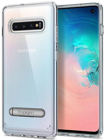 Spigen Ochranný kryt Ultra Hybrid S pro Samsung Galaxy S10, transparentní 605CS25803