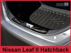 Avisa Ochranná lišta hrany kufru Nissan Leaf 2017- (hatchback, vnitřní, tmavá, matná)