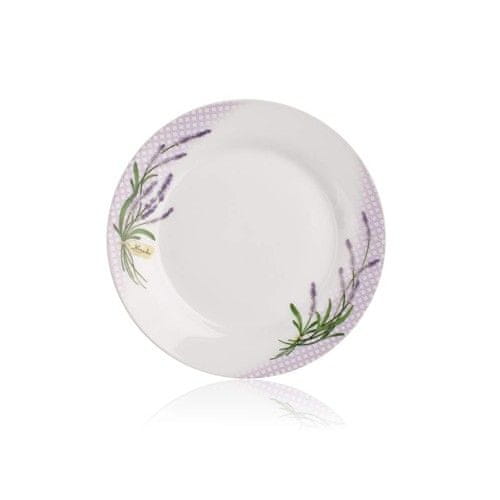 Levně Banquet Talíř porcelánový dezertní LAVENDER 19 cm, 6 ks