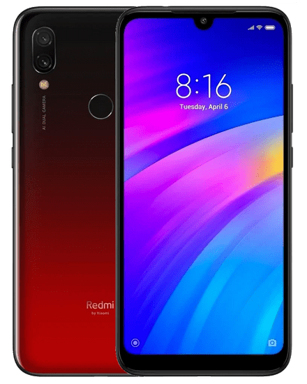 Xiaomi Redmi 7, 2 GB / 16 GB, Global Version, Lunar Red - rozbaleno