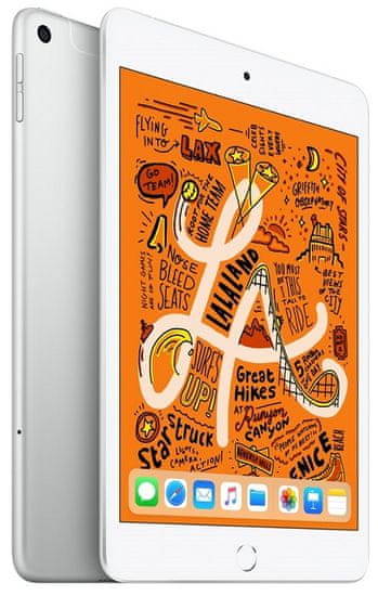 Apple iPad Mini Wi-Fi 64 GB Silver (MUQX2FD/A) - zánovní