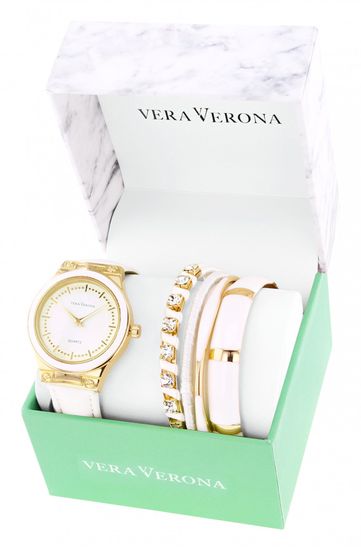 Vera Verona dámská sada hodinek s náramky MWF17-057G