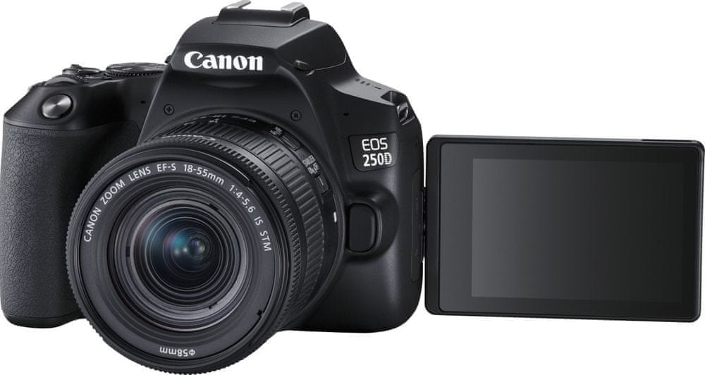 Canon EOS 250D + 18-55 EF-S DC III Value Up Kit (brašna CB-SB130 + karta 16GB) (3454C010)