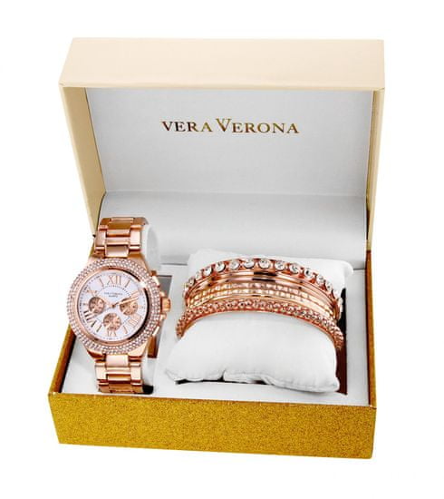 Vera Verona dámská sada hodinek s náramky MWF16-031C