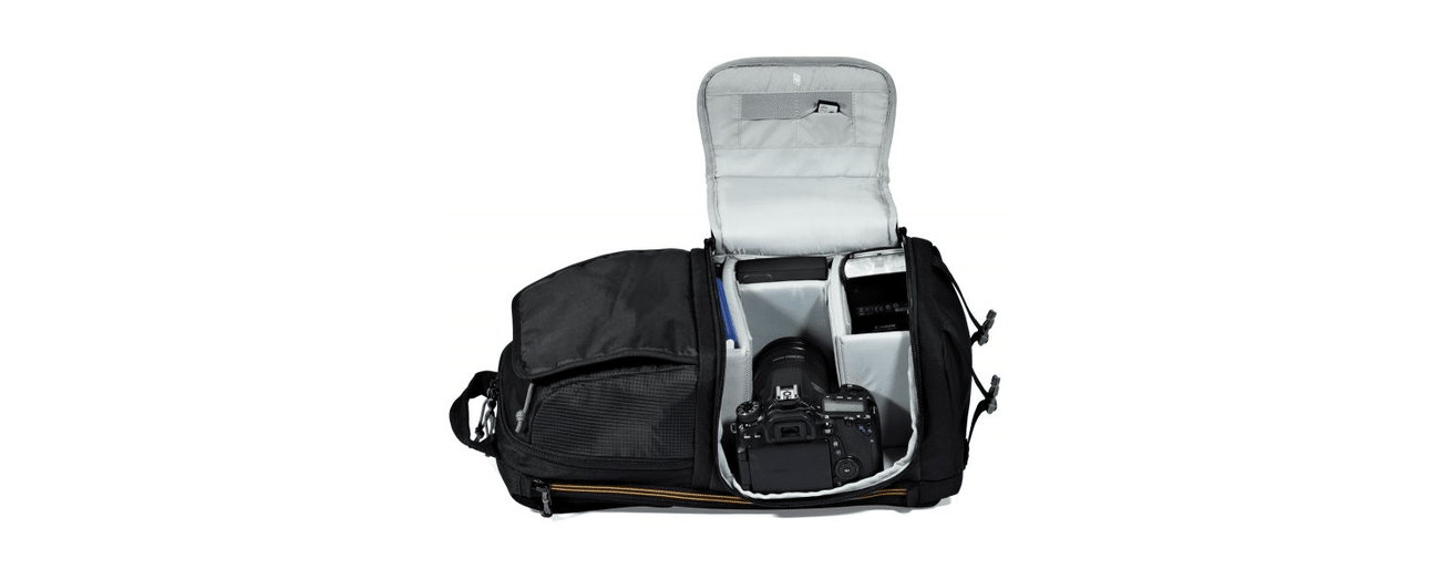 batoh na notebook Lowepro Fastpack 150 AW II E61PLW3687 fotobatoh pláštěnka boční kapsy