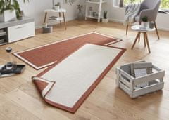 NORTHRUGS Kusový koberec Twin-Wendeteppiche 103106 creme terra – na ven i na doma 80x150