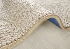 BT Carpet Ložnicová sada Wolly 102843 Creme (Rozměry koberců 2 díly: 67x140, 67x250)