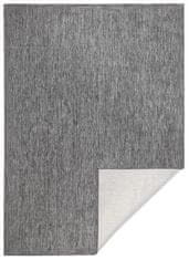 NORTHRUGS Kusový koberec Twin-Wendeteppiche 103097 grau creme – na ven i na doma 80x150