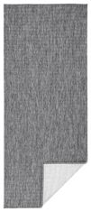 NORTHRUGS Kusový koberec Twin-Wendeteppiche 103097 grau creme – na ven i na doma 80x150