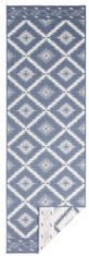 NORTHRUGS Kusový koberec Twin Supreme 103430 Malibu blue creme – na ven i na doma 80x150