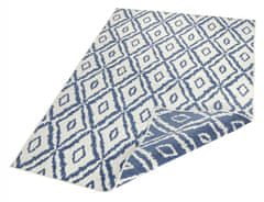 NORTHRUGS AKCE: 120x170 cm Kusový koberec Twin-Wendeteppiche 103137 blau creme – na ven i na doma 120x170