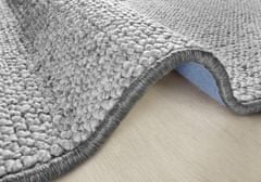 BT Carpet Ložnicová sada Wolly 102840 Grey (Rozměry koberců 2 díly: 67x140, 67x250)