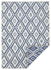 NORTHRUGS Kusový koberec Twin-Wendeteppiche 103137 blau creme 80x150