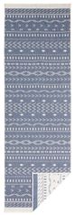 NORTHRUGS Kusový koberec Twin Supreme 103439 Kuba blue creme – na ven i na doma 80x150