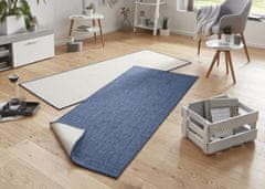NORTHRUGS Kusový koberec Twin-Wendeteppiche 103100 blau creme – na ven i na doma 80x150