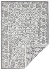 NORTHRUGS Kusový koberec Twin-Wendeteppiche 103116 grau creme – na ven i na doma 80x250