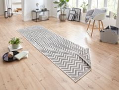 NORTHRUGS Kusový koberec Twin Supreme 103432 Palma grey creme – na ven i na doma 80x150