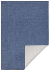 NORTHRUGS Kusový koberec Twin-Wendeteppiche 103100 blau creme – na ven i na doma 120x170