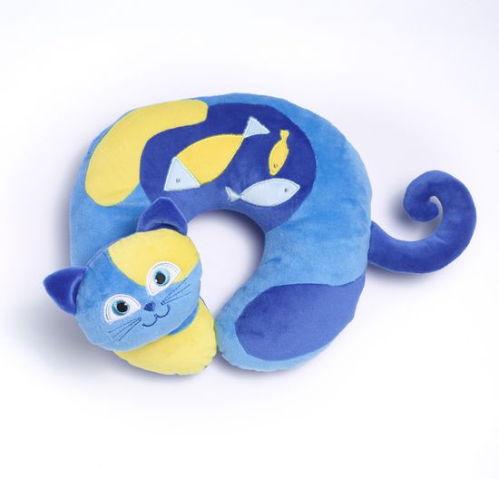TravelBlue Travel Blue dětský cestovní krční polštářek a hračka – Kočička Kitty TBU282