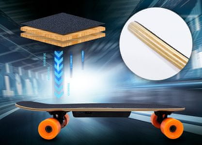 Elektrický skateboard Kolonožka Eljet Single Power, malý, lehký
