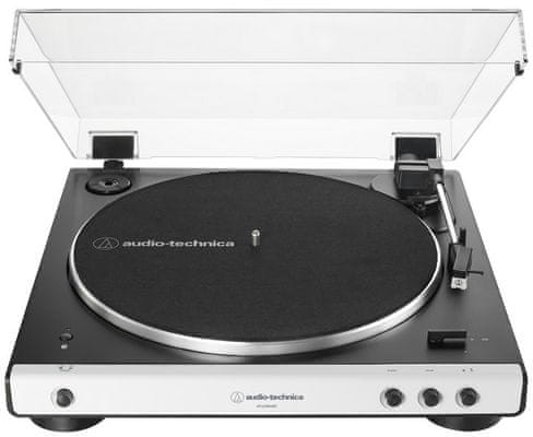 eleganten gramofon Audio-Technica LP60XBT, 2 hitrosti, Bluetooth verzija 5.0, domet 10 m