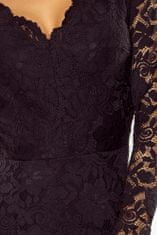 Numoco Dámské krajkové šaty Evrairin černá M