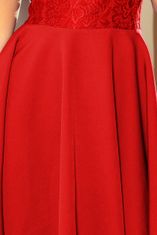 Numoco Dámské šaty 157-8, červená, L