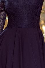 Numoco Dámské šaty 210-2, tmavě modrá, XXXXL