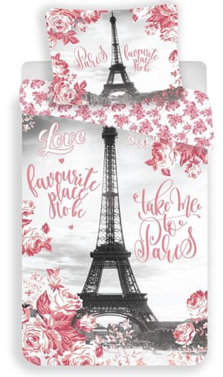 Jerry Fabrics Povlečení Paris roses