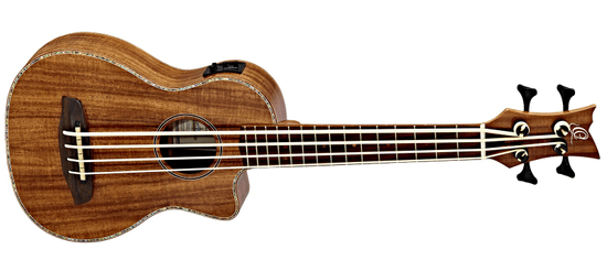 Ortega CAIMAN-BS-GB Basové ukulele