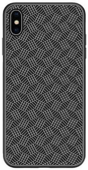 Nillkin Synthetic Fiber Ochranný zadní kryt pro iPhone XS Max 2444037, šedočerná