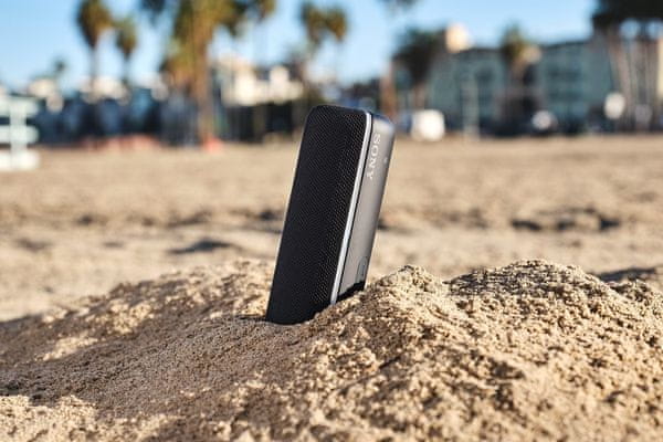 reproduktor přenosný Bluetooth sony srsxb22 krytí ip67 odolnost vůči vodě nárazu prachu písku omyvatelný vodou extrémní podmínky