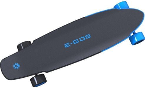 Elektrický longboard Yuneec E-GO2, E-Longboard, USB port, dobíjení telefonu za jízdy, dobíjení baterie