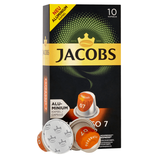Jacobs Espresso Classico Intenzita 7 - 100 hliníkových kapslí kompatibilních s kávovary Nespresso® *