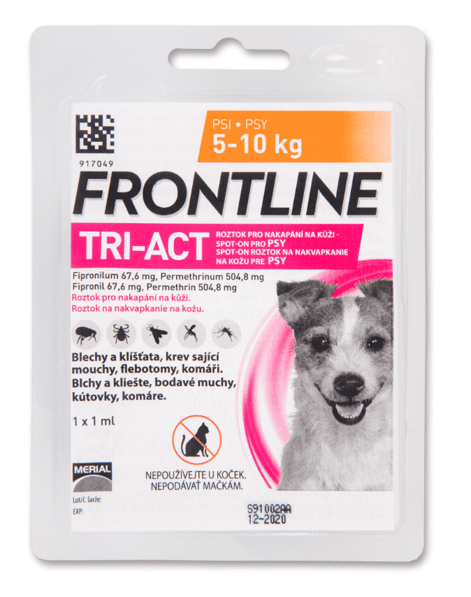 Levně Frontline Frontline TRI-ACT spot on Dog S 1 ml