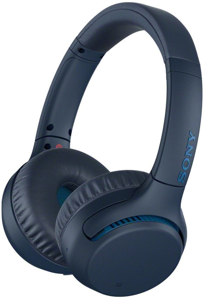 Sony WH-XB700 bezdrátová sluchátka, modrá