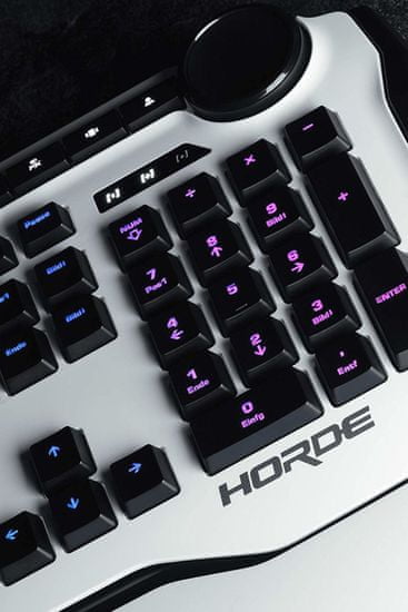 Roccat Horde AIMO Membranical RGB Gaming Keyboard White ROC-12-351
