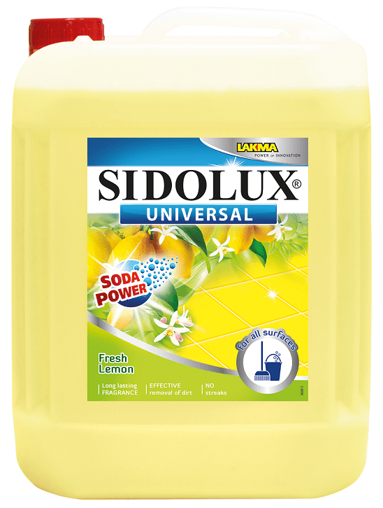 Levně Sidolux Universal Soda Power Čerstvý citrón 5 l