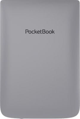 Čtečka e-knih PocketBook 627 Touch Lux 4, stříbrná, lehká, kompaktní, velká paměť, podpora textových i obrázkových formátů