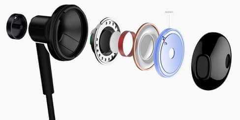 Xiaomi Mi Dual Driver Earphones márkás kábeles fülhallgató, magas tartomány, minőségi hangzás