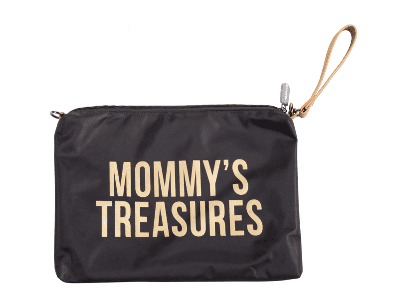 Childhome Mommy Clutch Black Gold
