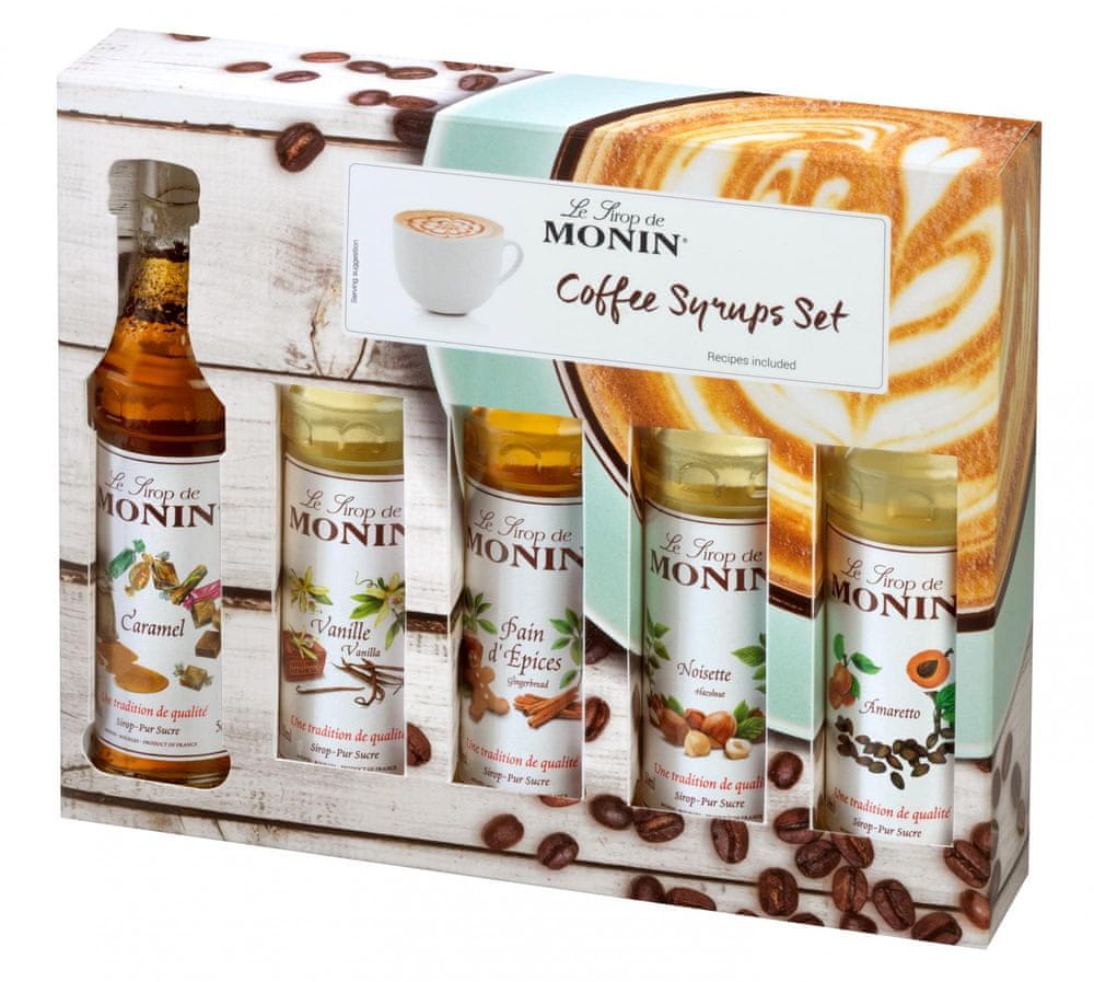 Levně MONIN Coffee box, mini, 5 x 0,05 l